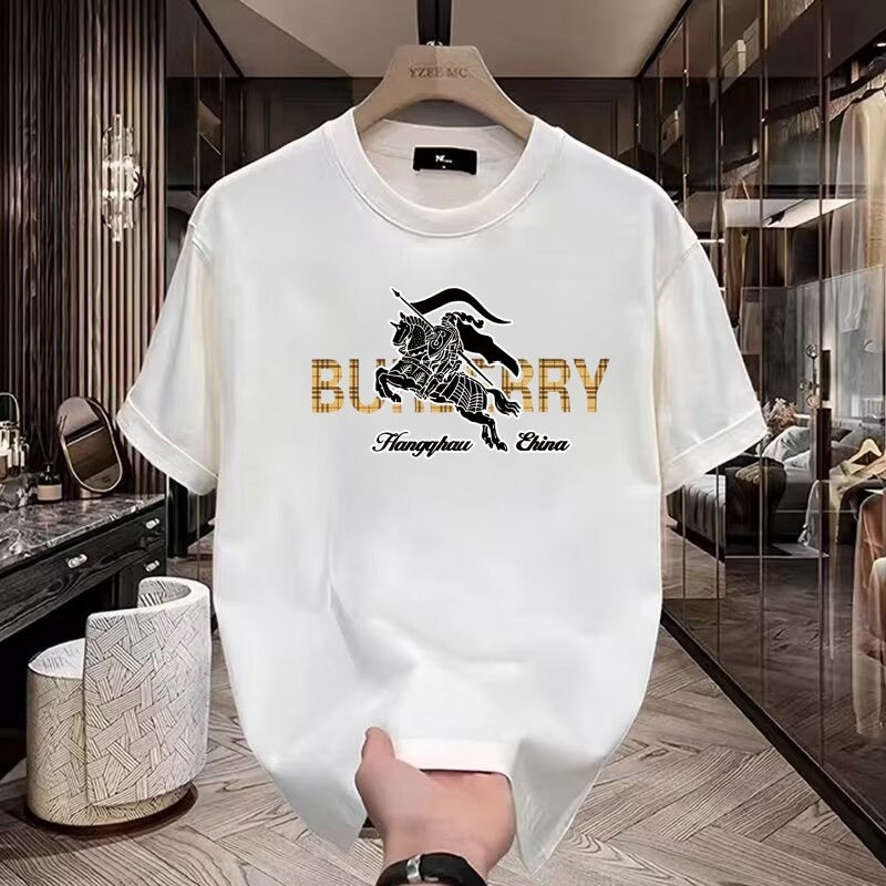 Trendy Slim Fit T-Shirt Fashion Print Black  - Image 2
