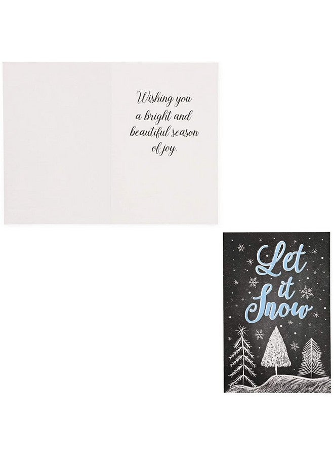 Sustainable Greetings 48 Pack Merry Christmas Cards With Envelopes 4X6, Festive Holiday Greeting Card For Xmas, 6 Chalkboard Designs - Image 4