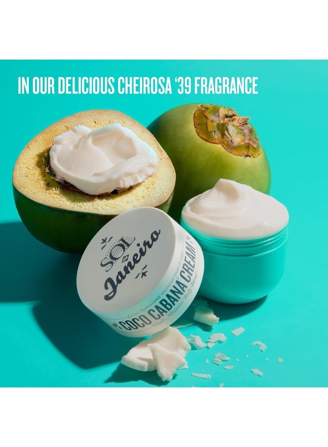 Sol de Janeiro Coco Cabana Body Cream 240ml – Hydrating Coconut Body Moisturizer for Soft Smooth Skin - Image 4