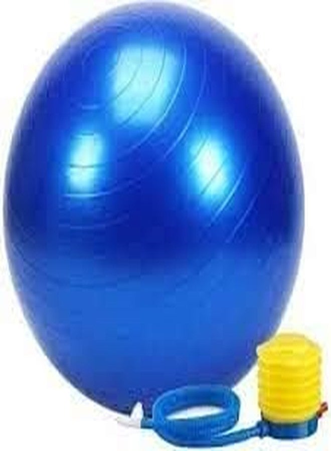 Cyrox Yoga Pregnancy Anti-Burst Gym Swiss Ball with Pump Anti-Slip Balance Stability Heavy Duty Fitness Yoga Swiss Birthing Ball Suitable for Men and Women (1Pcs) - Image 2