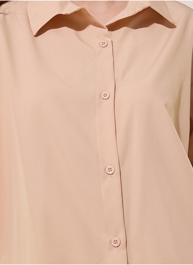 Take Two Take Two Solid Long Sleeve Shirt and Pants Co-Ords  - Image 3