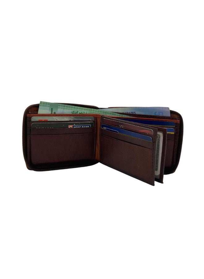 LAVERI LEATHER Full Zip leather men's Wallet - Image 3