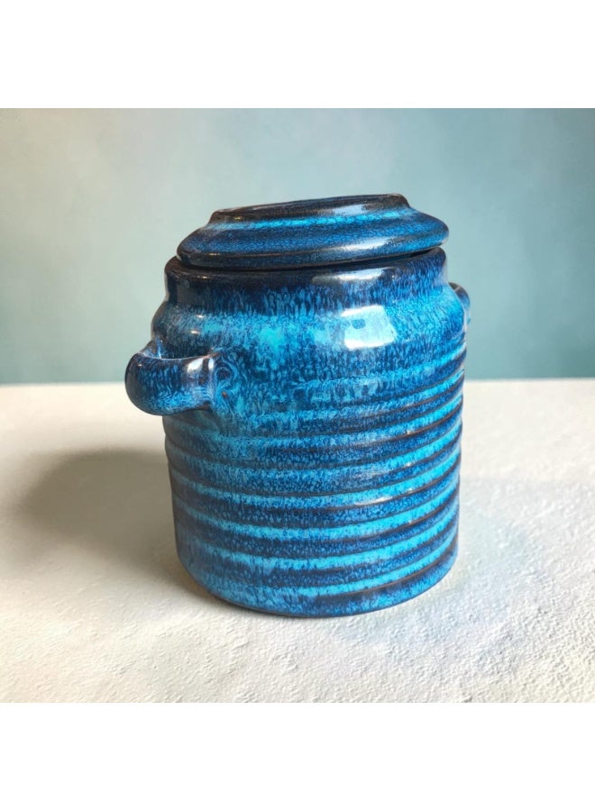 A ceramic or earthenware vessel that can withstand indirect heat, flame, or oven heating (10 cm) - Image 2