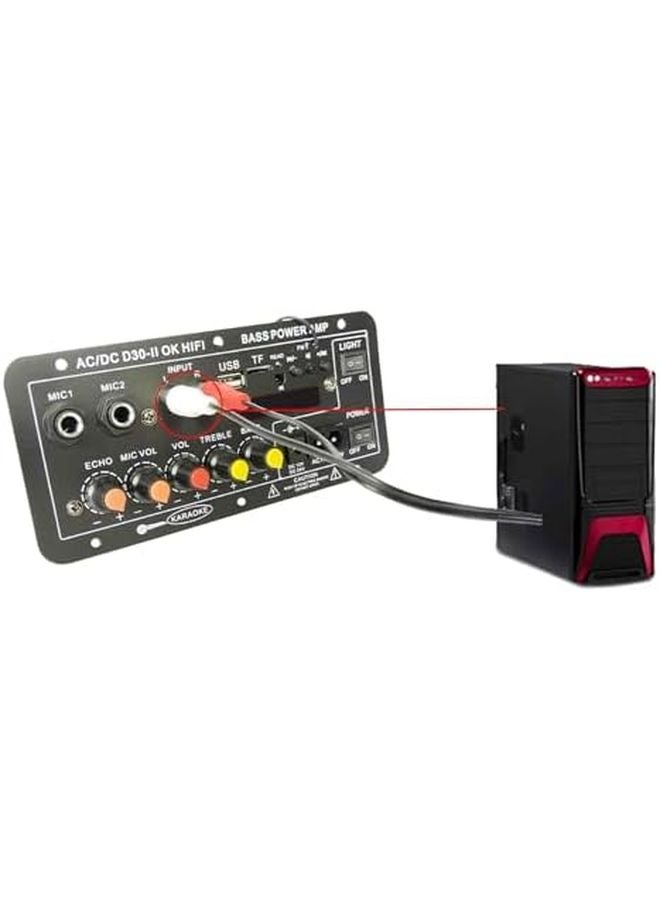 Amp Board Wireless Display Card Slot USB Decoding Amplifier Car Audio Home Sound System - Image 4