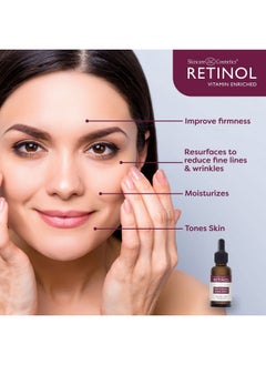RETINOL Retinol Antiwrinkle Facial Serum Vitamin A Concentrate Improves Skin’S Elasticity & Tone And Minimizes Appearance Of Fine Lines & Wrinkles Look Younger With The Agedefying Power Of Retinol  - Image 4