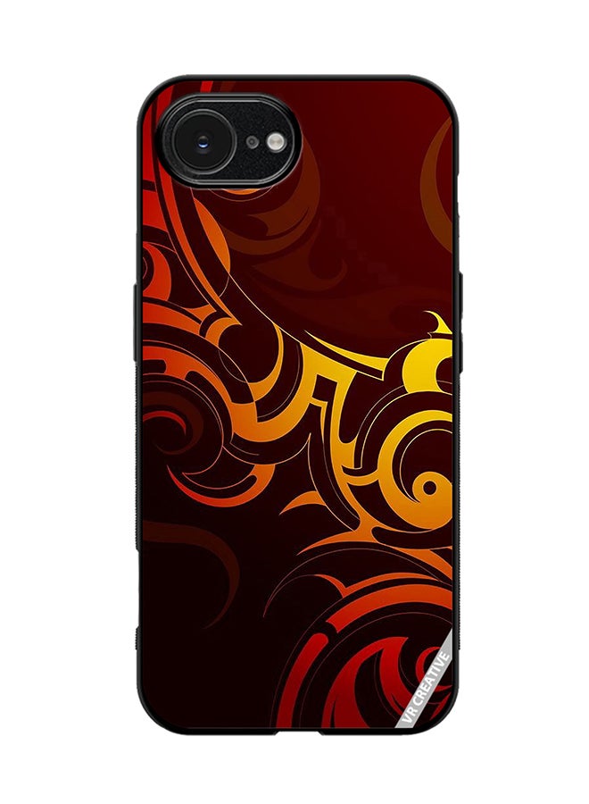 VR CREATIVE Protective Case Cover For Apple iPhone 16e Superman Tattoo Background Design Multicolour