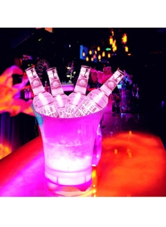 Lucky Power Portable Colorful Gradient Ice Bucket with Bluetooth Speaker and LED Lighting for Parties 5 Liter  - Image 1