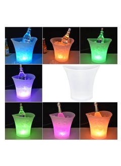 Lucky Power Portable Colorful Gradient Ice Bucket with Bluetooth Speaker and LED Lighting for Parties 5 Liter  - Image 2
