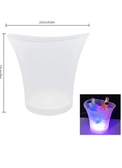 Lucky Power Portable Colorful Gradient Ice Bucket with Bluetooth Speaker and LED Lighting for Parties 5 Liter  - Image 4