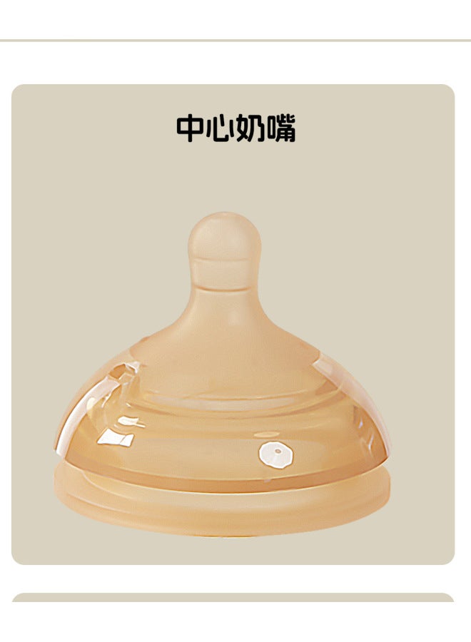 New 6.4cm Caliber Accessories Suitable For 100-day Glass Feeding Bottle Nipple Center Water Nozzle Screw Tooth Cover Direct Batch