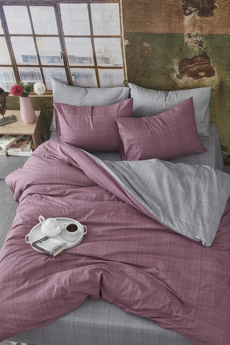 Bonjardin Home Cotton Reversible Double Duvet Cover Set  - Image 1