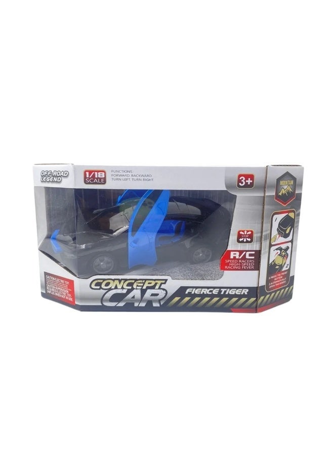 ستيم سيارة محاكاة بمقياس 1:18 مع أبواب وظيفية - 4 وظائف متعددة الألوان - Image 2