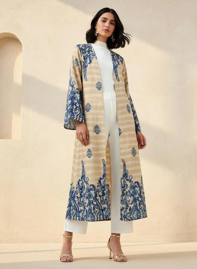 Splash FAV Regular Fit Viscose Kimono Abaya Shrug