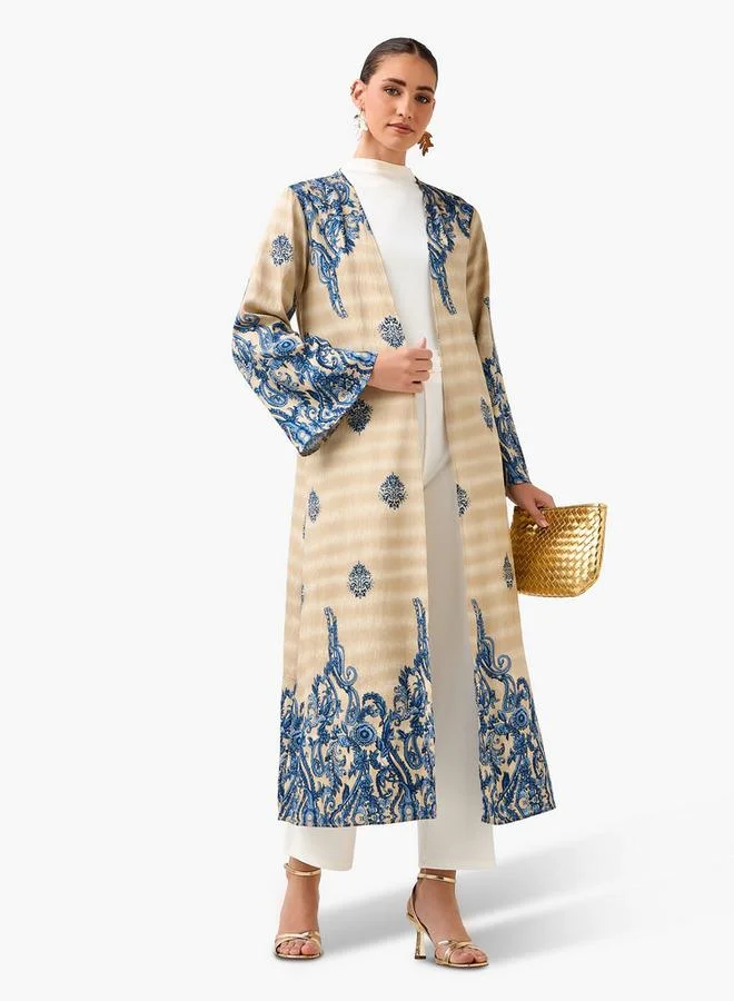 Splash FAV Regular Fit Viscose Kimono Abaya Shrug