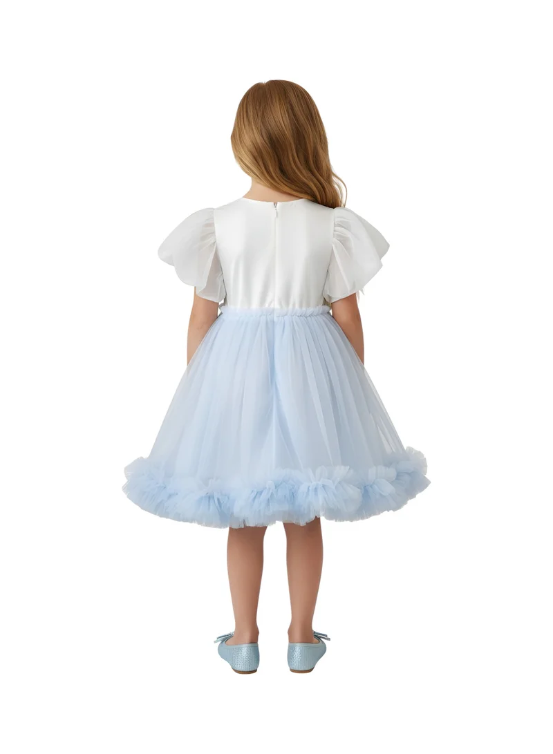 Bidani  Elsa and Anna Blue Snow Dress for Women | Best Price UAE