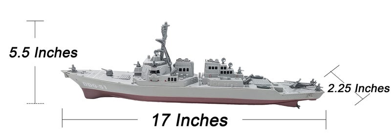Toy Essentials Toy Aircraft Carrier Submarine and Battleship Destroyer Combo with 8 Mini Fighter Jets - Image 4