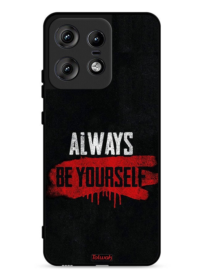 Tolwak Motorola Edge 50 Pro 5G Protective Case Cover Always Be Yourself - Image 1