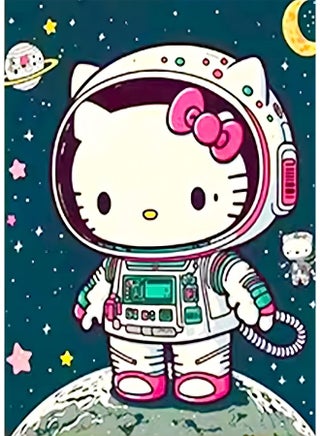 5D Diamond Painting Kits for Adults DIY Astronaut Hello Kitty Full Round Drill (11.8x15.7 inch) Embroidery Pictures Arts Paint by Number Kits Diamond Painting Kits for Home Wall Decor - pzsku/ZC46040615306835EC55BZ/45/_/1695454204/d1bb6f67-2cea-4548-8103-4a452e482bdc