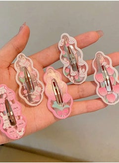 Generic 10-Piece Tulip Rabbit Hair Clips, No Harm to Scalp Small Hair Clips, Suitable for Daily Use and Head Accessories  - Image 4