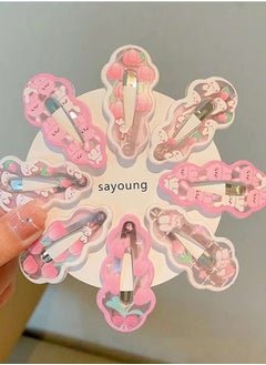 Generic 10-Piece Tulip Rabbit Hair Clips, No Harm to Scalp Small Hair Clips, Suitable for Daily Use and Head Accessories  - Image 2