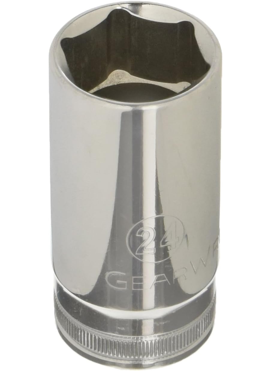 GearWrench GEARWRENCH 38 Drive 6 Pt Deep Socket 24mm  80409  - Image 1