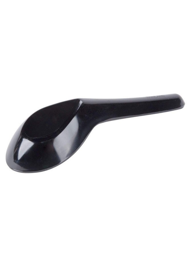 HAINE Unbreakable Pure Melamine Soup Spoons (13.5 cm), Pack of 6 (Black) - Image 4