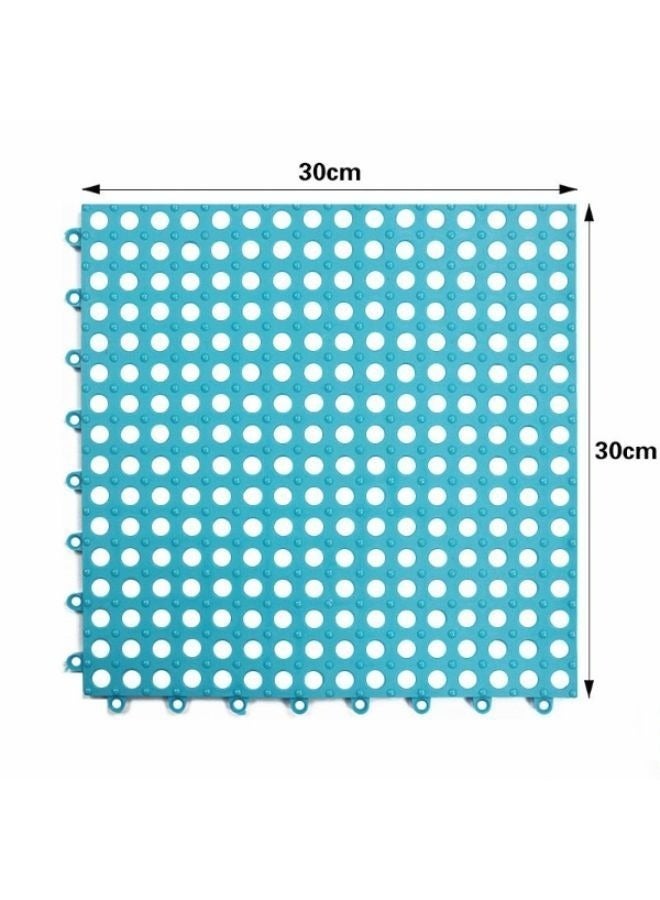 12 Pieces PVC Non-slip Shower Mat Bathroom Square for Kitchen and Toilet - Image 2