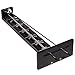 WE Games Shoot The Moon Game Large 18 inches Black Stained Solid Wood Board with Metal Ball and Rods Retro Balancing Game for Family and Bar - Image 2