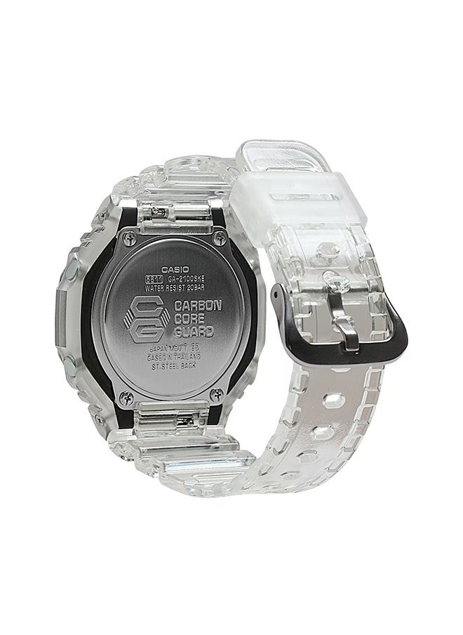 CASIO CASIO GA-2100SKE-7A Transparent Ultra-Thin Stylish Sports Watch with Lightweight Design for Trendsetters  - Image 3