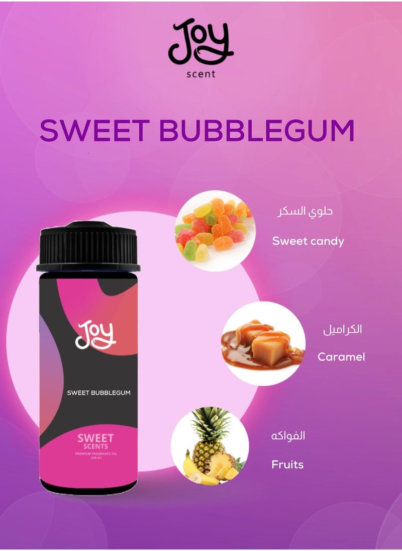 Joy Scent SWEET BUBBLE GUM fragrance oil bottle 100 ml  - Image 4