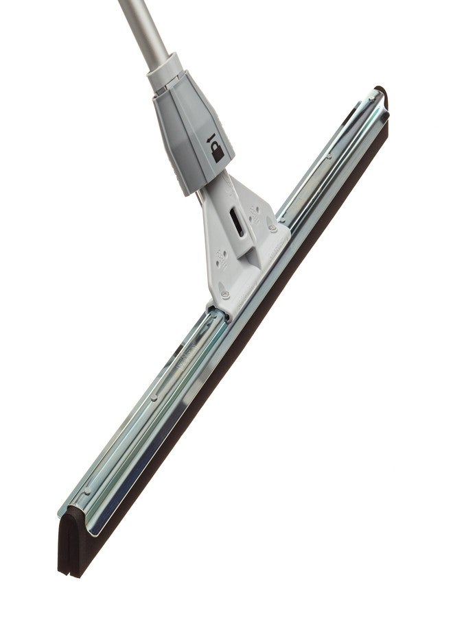 Unger ممسحة أرضية ثقيلة من أونجر سمارت فيت™ ووتر واند™ 30" مع مقبض ألمنيوم بطول 53" - مثالية لإزالة الماء والأوساخ من الأسطح غير المستوية، بلاط مجفف، والأرضيات غير القابلة للانزلاق HM30K - Image 2