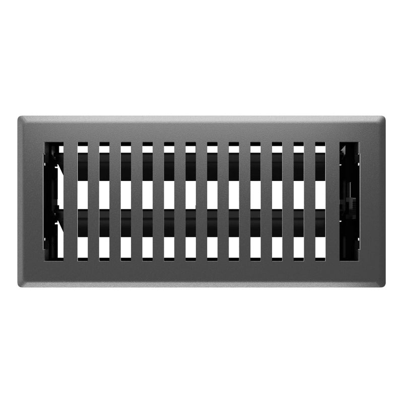 IMPERIAL Imperial RG3444 Montezuma Decorative Floor Register, 4 x 10-Inch, Grey Granite  - Image 4
