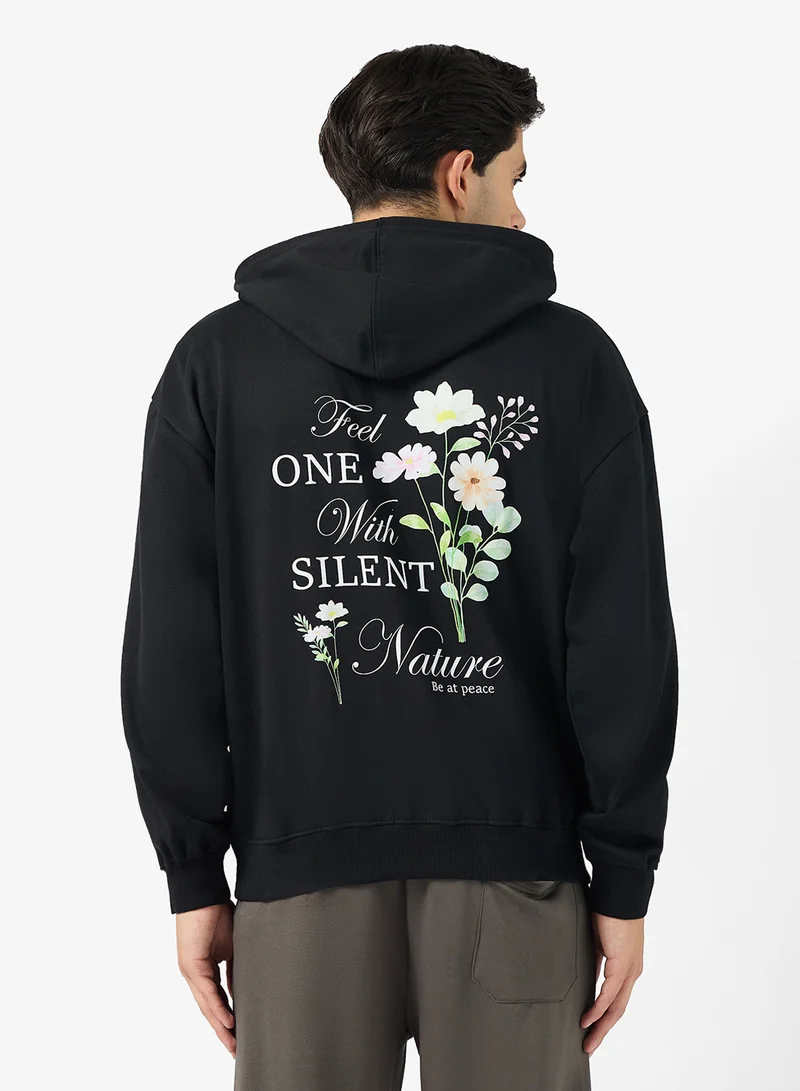 سفنتي فايف Back Graphic Hoodie