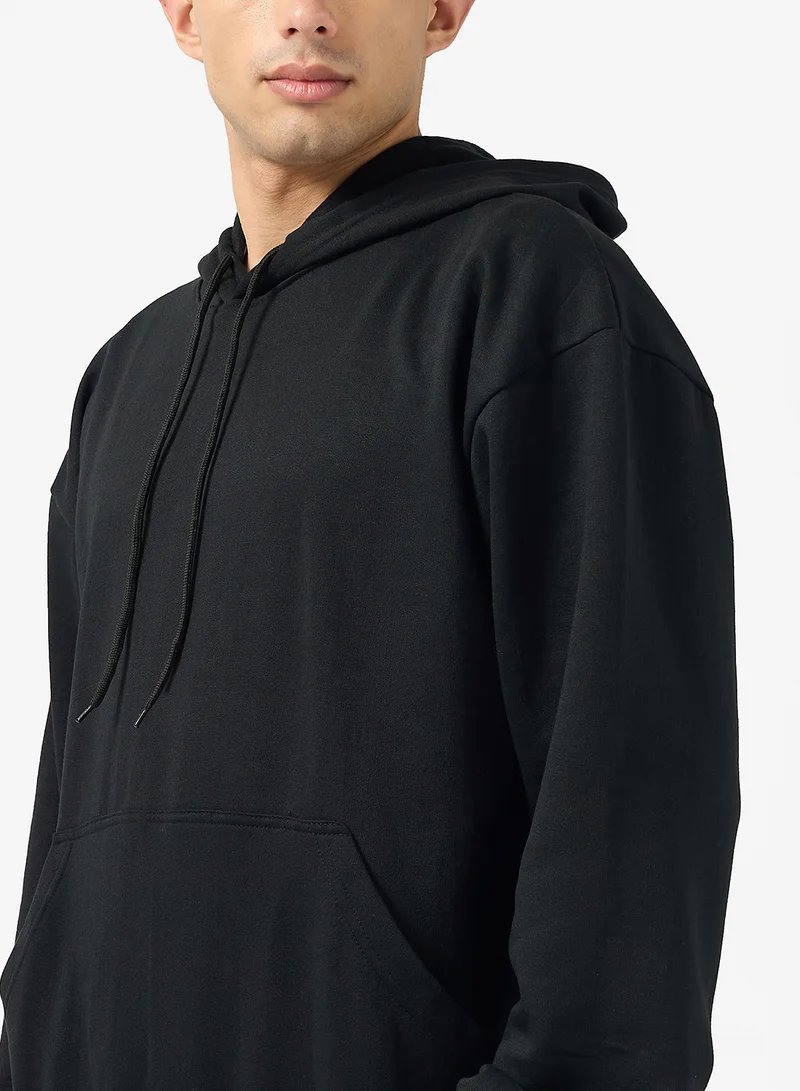 سفنتي فايف Back Graphic Oversized Hoodie
