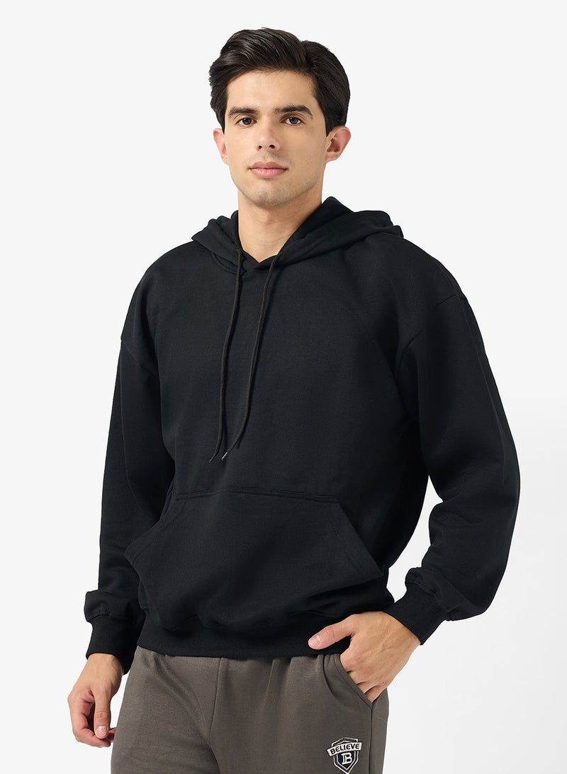 سفنتي فايف هودي واسع بظهر مطبوع - Image 2