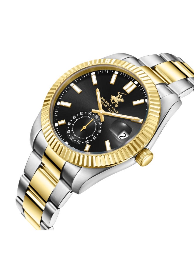 BEVERLY HILLS POLO CLUB - BEVERLY HILLS POLO CLUB Men's Analog Black Dial Watch - BP3652X.250 - Image 1