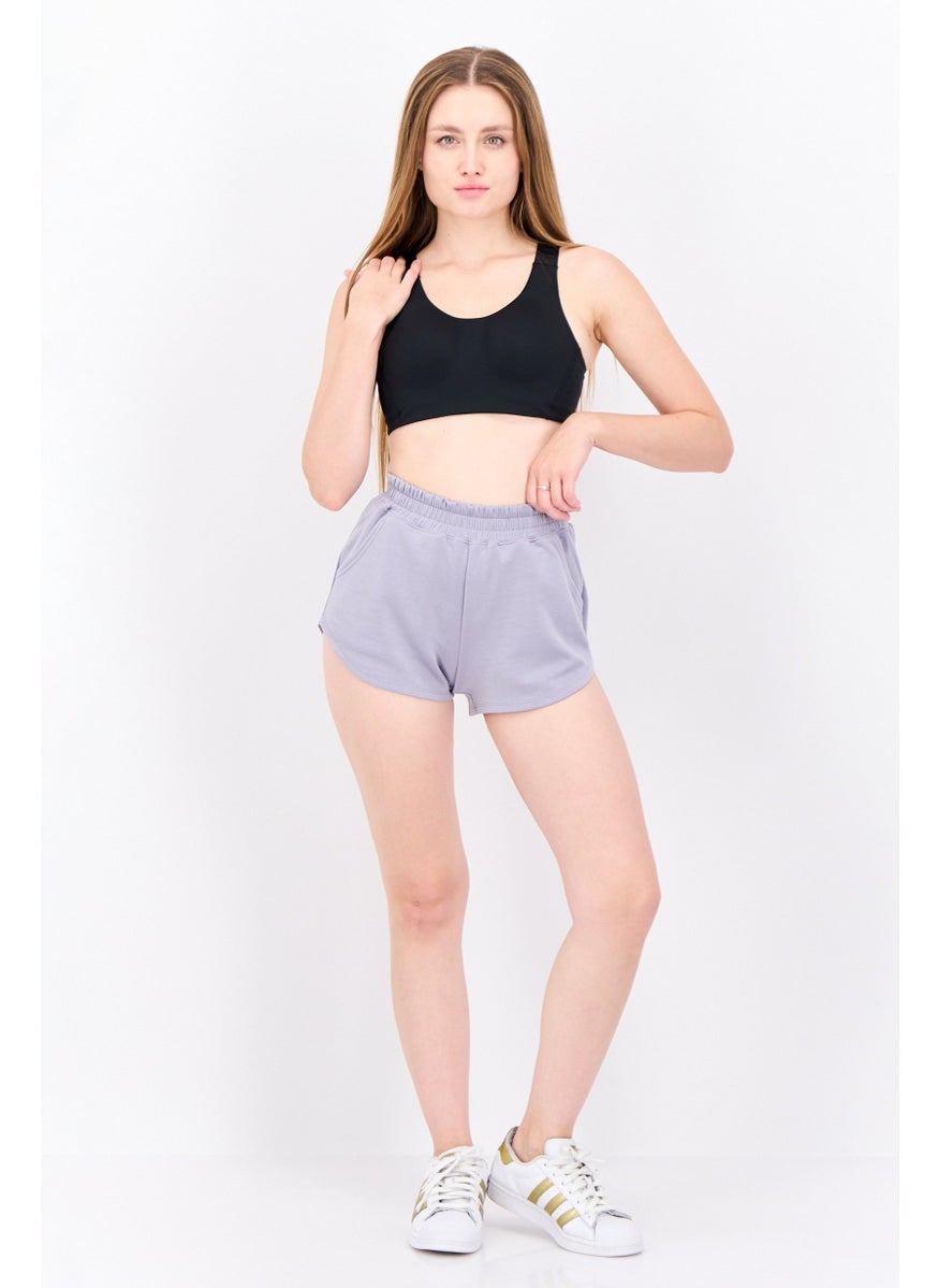 Women Brand Logo Padded Sports Bra, Black