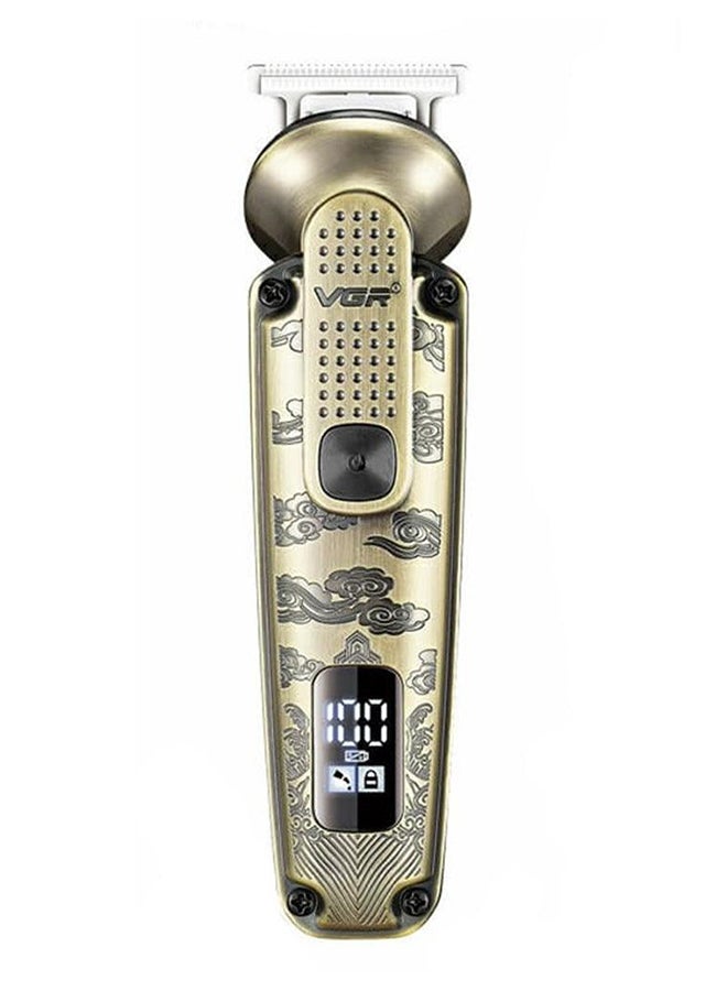 VGR Professional Digital 6 In 1 Rechargeable Wet and Dry Grooming Kit, Gold - V-095 Gold - Image 2