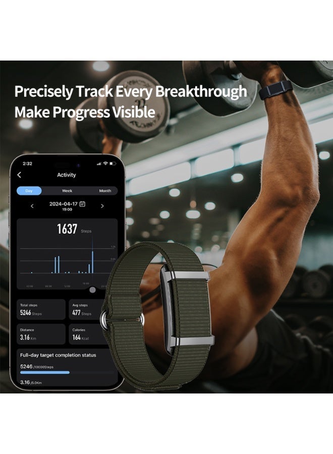 Smart Bracelet,Smart Health Wristband for Man&Women,Wearable Activity & Fitness Tracker Band, 24H Sleep Tracker,Health Data Monitor, Multi-Sport Mode Smart Wristband with Free APP, 2 pcs Bands,Black - Image 3