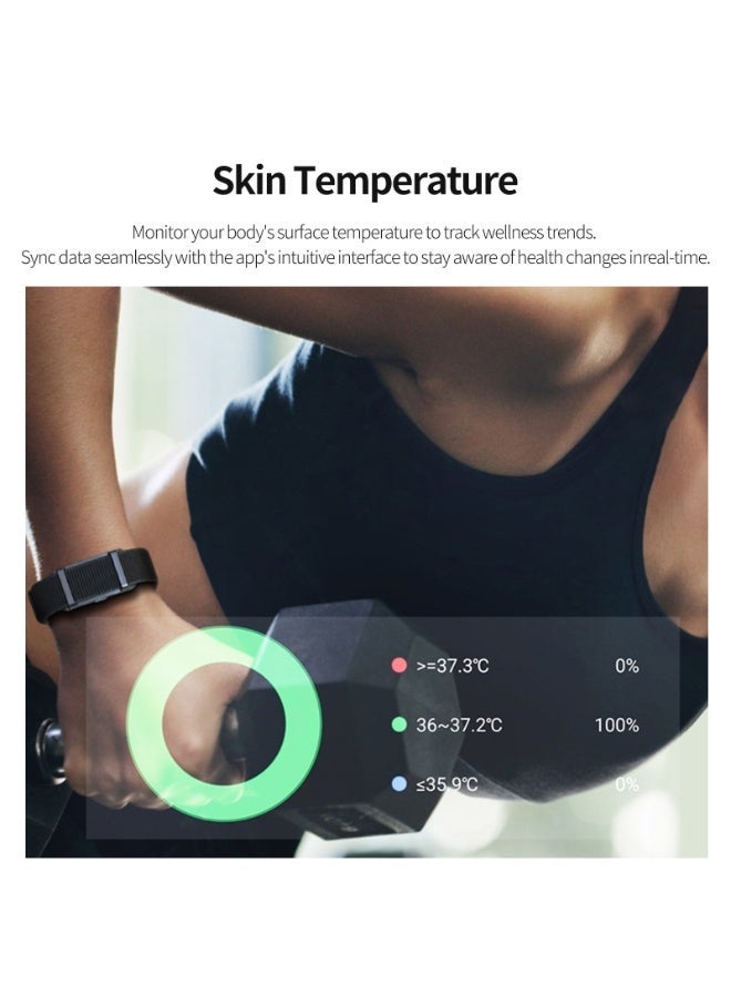 Smart Bracelet,Smart Health Wristband for Man&Women,Wearable Activity & Fitness Tracker Band, 24H Sleep Tracker,Health Data Monitor, Multi-Sport Mode Smart Wristband with Free APP, 2 pcs Bands,Black - Image 4