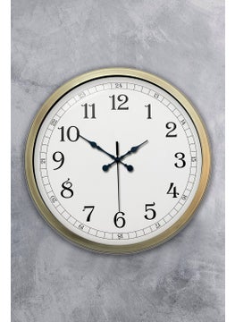 Platin Saat Platinum Clock 40 cm Antique Metal Classic Wall Clock  - Image 1