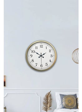 Platin Saat Platinum Clock 40 cm Antique Metal Classic Wall Clock  - Image 4