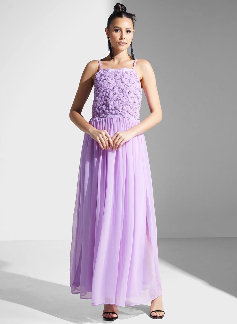 Namshi x Embellished Bodice Gown  - Image 5
