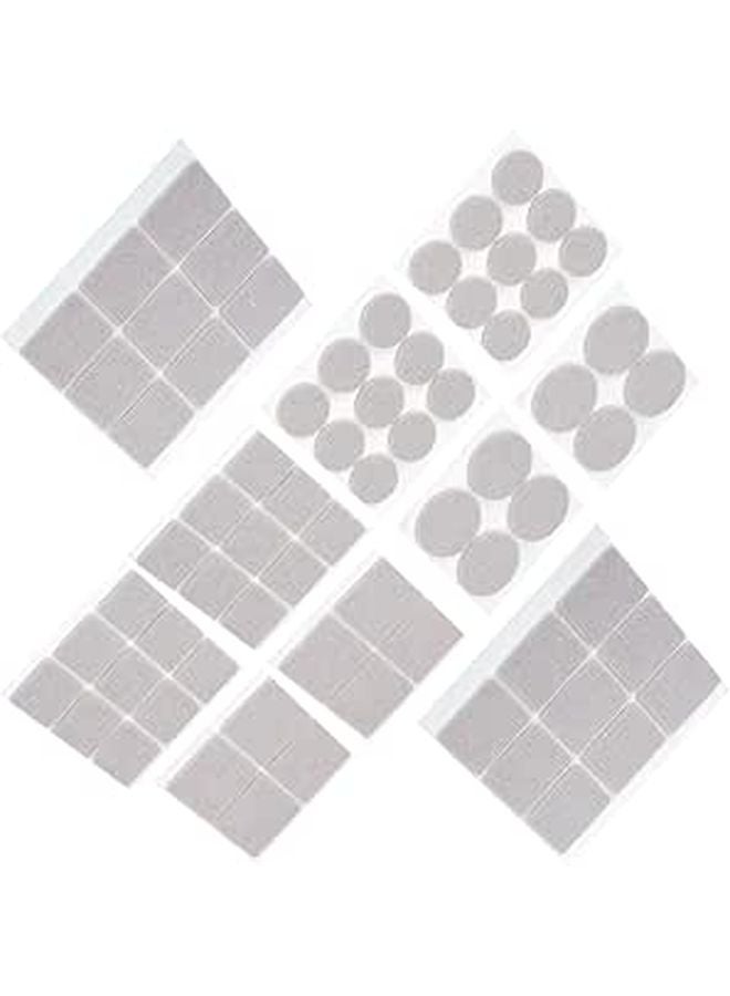 Multi Size Furniture Felt Pads Self Adhesive Non Slip Floor Protectors for Chairs Hardwood Tile - Image 1