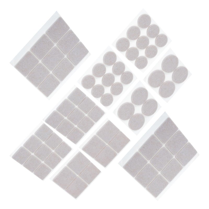Multi Size Furniture Felt Pads Self Adhesive Non Slip Floor Protectors for Chairs Hardwood Tile - Image 2