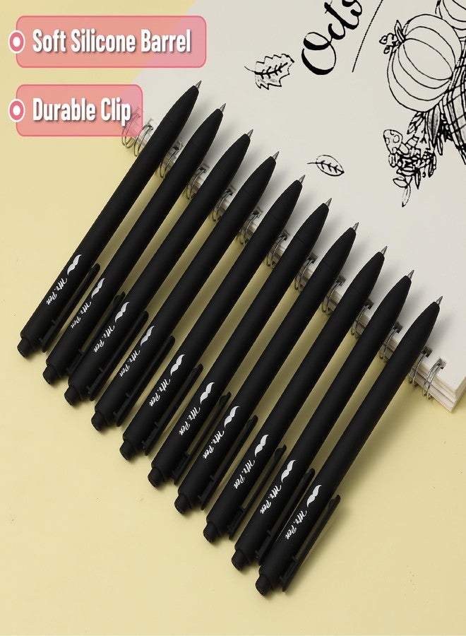 Mr. Pen Retractable Pens - Black Ink Fine Point 0.5 mm, 10 Pack Aesthetic Pens for Journaling - Image 4