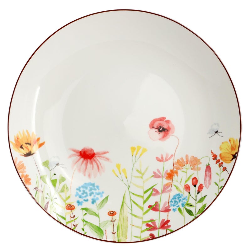 Elama Wildflower Meadow 16 Piece Porcelain Dinnerwar/Tableware Set, Service for 4 (Wildflower Meadow) - Image 3