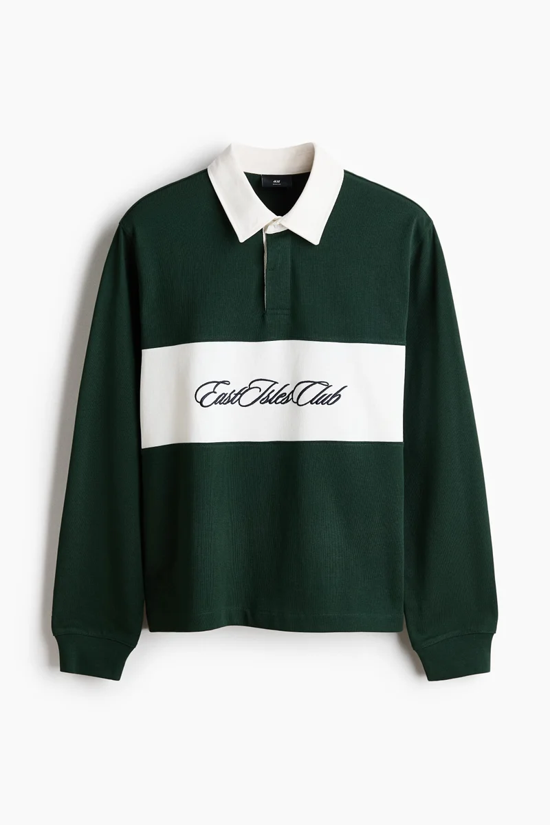 Regular Fit Cotton rugby shirt