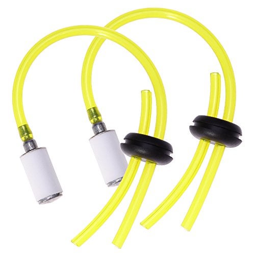 Saihisday Fuel Line 2 Hole Grommet Assembly 3004105 300494 30047 for Earthquake Auger MC43 E43 (Pack of 2) - Image 1