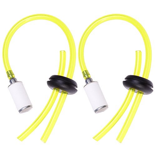 Saihisday Fuel Line 2 Hole Grommet Assembly 3004105 300494 30047 for Earthquake Auger MC43 E43 (Pack of 2) - Image 2